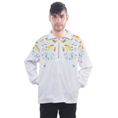 Butterfly Art T- Shirtbutterfly T- Shirt (2) Men s Half Zip Pullover by maxcute