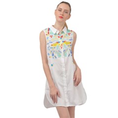 Butterfly Art T- Shirtbutterfly T- Shirt (2) Sleeveless Shirt Dress by maxcute