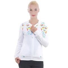 Butterfly Art T- Shirtbutterfly T- Shirt (2) Casual Zip Up Jacket by maxcute