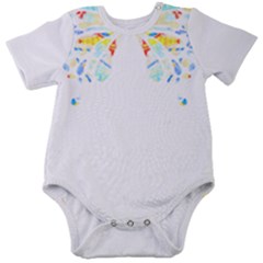 Butterfly Art T- Shirtbutterfly T- Shirt (2) Baby Short Sleeve Bodysuit by maxcute