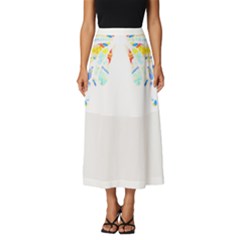 Butterfly Art T- Shirtbutterfly T- Shirt (2) Classic Midi Chiffon Skirt