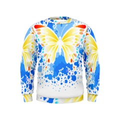 Butterfly Art T- Shirtbutterfly T- Shirt (3) Kids  Sweatshirt by maxcute