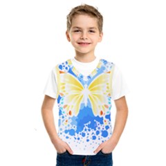 Butterfly Art T- Shirtbutterfly T- Shirt (3) Kids  Basketball Tank Top by maxcute