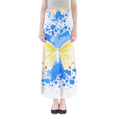 Butterfly Art T- Shirtbutterfly T- Shirt (3) Full Length Maxi Skirt by maxcute