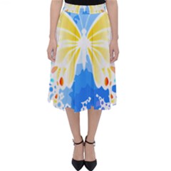 Butterfly Art T- Shirtbutterfly T- Shirt (3) Classic Midi Skirt by maxcute