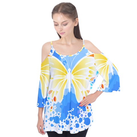 Butterfly Art T- Shirtbutterfly T- Shirt (3) Flutter Tees by maxcute