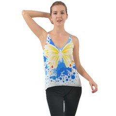 Butterfly Art T- Shirtbutterfly T- Shirt (3) Chiffon Cami by maxcute