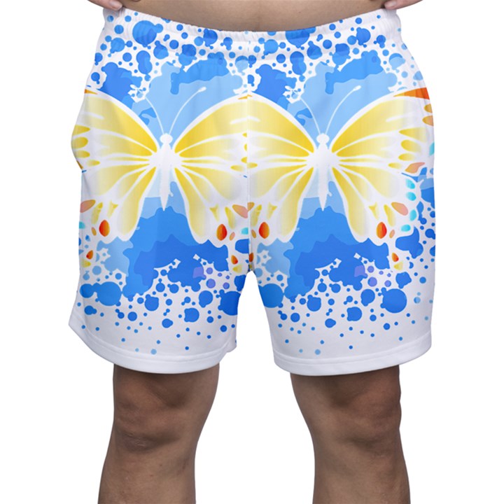 Butterfly Art T- Shirtbutterfly T- Shirt (3) Men s Shorts