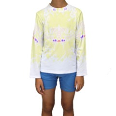 Butterfly Art T- Shirtbutterfly T- Shirt (4) Kids  Long Sleeve Swimwear by maxcute