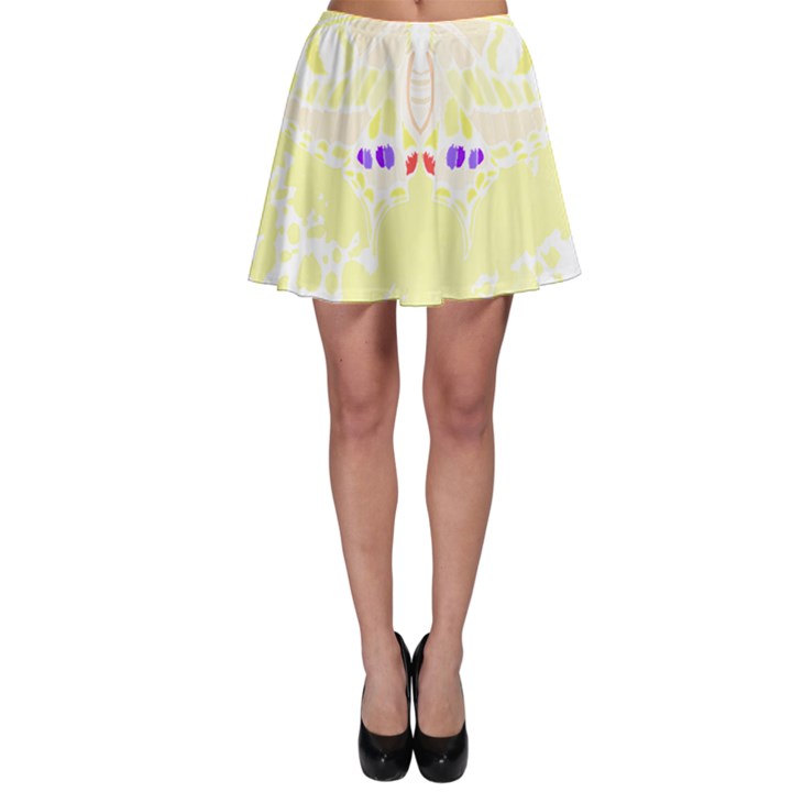 Butterfly Art T- Shirtbutterfly T- Shirt (4) Skater Skirt