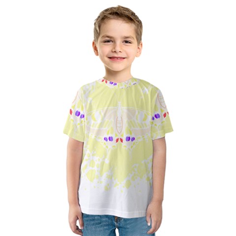 Butterfly Art T- Shirtbutterfly T- Shirt (4) Kids  Sport Mesh Tee by maxcute