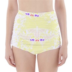 Butterfly Art T- Shirtbutterfly T- Shirt (4) High-waisted Bikini Bottoms by maxcute