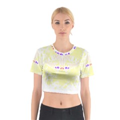 Butterfly Art T- Shirtbutterfly T- Shirt (4) Cotton Crop Top by maxcute