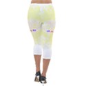 Butterfly Art T- Shirtbutterfly T- Shirt (4) Lightweight Velour Capri Leggings  View2