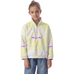 Butterfly Art T- Shirtbutterfly T- Shirt (4) Kids  Half Zip Hoodie by maxcute