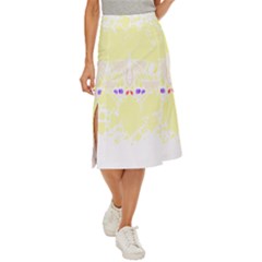 Butterfly Art T- Shirtbutterfly T- Shirt (4) Midi Panel Skirt by maxcute