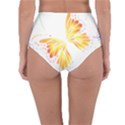 Butterfly Art T- Shirtbutterfly T- Shirt (5) Reversible High-Waist Bikini Bottoms View2