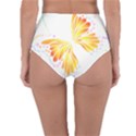 Butterfly Art T- Shirtbutterfly T- Shirt (5) Reversible High-Waist Bikini Bottoms View4