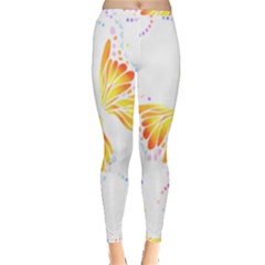 Butterfly Art T- Shirtbutterfly T- Shirt (5) Inside Out Leggings by maxcute