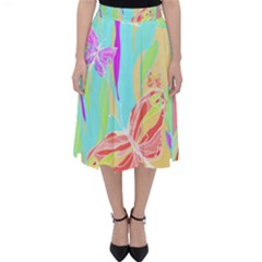 Butterfly Art T- Shirtbutterfly T- Shirt (6) Classic Midi Skirt by maxcute