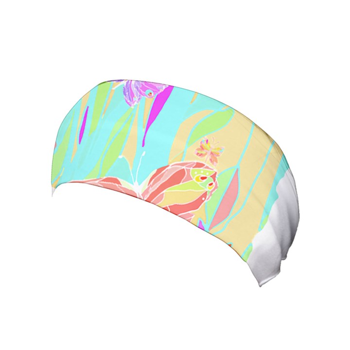 Butterfly Art T- Shirtbutterfly T- Shirt (6) Yoga Headband