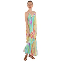 Butterfly Art T- Shirtbutterfly T- Shirt (6) Cami Maxi Ruffle Chiffon Dress by maxcute