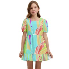 Butterfly Art T- Shirtbutterfly T- Shirt (6) Kids  Short Sleeve Dolly Dress by maxcute