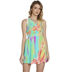 Butterfly Art T- Shirtbutterfly T- Shirt (6) Sleeveless High Waist Mini Dress