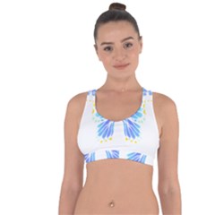 Butterfly Art T- Shirtbutterfly T- Shirt (7) Cross String Back Sports Bra by maxcute