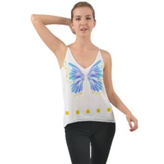 Butterfly Art T- Shirtbutterfly T- Shirt (7) Chiffon Cami by maxcute