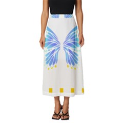 Butterfly Art T- Shirtbutterfly T- Shirt (7) Classic Midi Chiffon Skirt