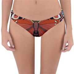 Butterfly Art T- Shirtbutterfly T- Shirt (8) Reversible Hipster Bikini Bottoms by maxcute