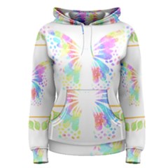 Butterfly Art T- Shirtbutterfly T- Shirt Women s Pullover Hoodie