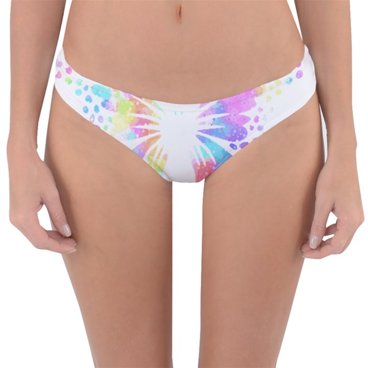 Butterfly Art T- Shirtbutterfly T- Shirt Reversible Hipster Bikini Bottoms