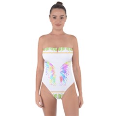 Butterfly Art T- Shirtbutterfly T- Shirt Tie Back One Piece Swimsuit by maxcute