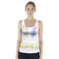 Butterfly Art T- Shirtbutterfly T- Shirt Racer Back Sports Top by maxcute