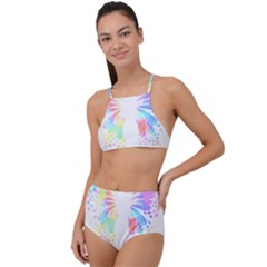 Butterfly Art T- Shirtbutterfly T- Shirt High Waist Tankini Set by maxcute