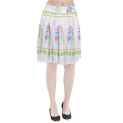 Butterfly Art T- Shirtbutterfly T- Shirt Pleated Skirt by maxcute