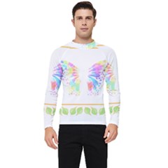 Butterfly Art T- Shirtbutterfly T- Shirt Men s Long Sleeve Rash Guard by maxcute