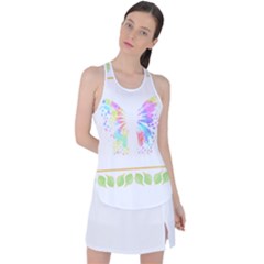 Butterfly Art T- Shirtbutterfly T- Shirt Racer Back Mesh Tank Top by maxcute