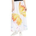 Butterfly Design T- Shirtbutterfly T- Shirt (1) Maxi Chiffon Skirt View1