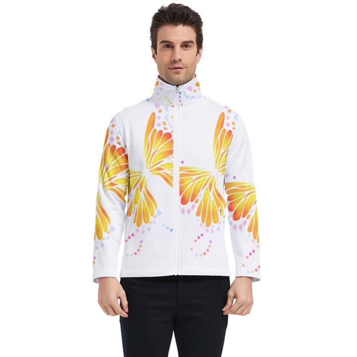 Butterfly Design T- Shirtbutterfly T- Shirt (1) Men s Bomber Jacket