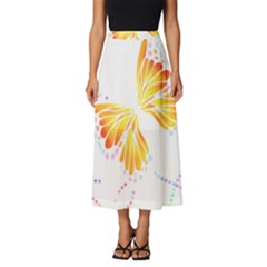 Butterfly Design T- Shirtbutterfly T- Shirt (1) Classic Midi Chiffon Skirt by maxcute