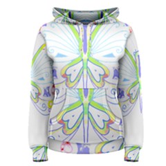 Butterfly Design T- Shirtbutterfly T- Shirt (2) Women s Pullover Hoodie by maxcute