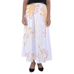 Butterfly Design T- Shirtbutterfly T- Shirt Flared Maxi Skirt by maxcute