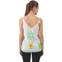 Butterfly Garden Flowers Pattern T- Shirt Butterfly Garden Flowers Pattern T- Shirt Chiffon Cami View2