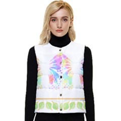 Butterfly Lover T- Shirtbutterfly T- Shirt Women s Short Button Up Puffer Vest by maxcute