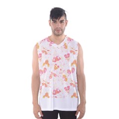 Butterfly T- Shirt Butterflies And Moths Pattern T- Shirt Men s Basketball Tank Top by maxcute