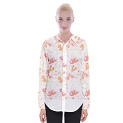 Butterfly T- Shirt Butterflies And Moths Pattern T- Shirt Womens Long Sleeve Shirt