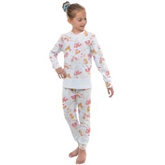 Butterfly T- Shirt Butterflies And Moths Pattern T- Shirt Kids  Long Sleeve Set 